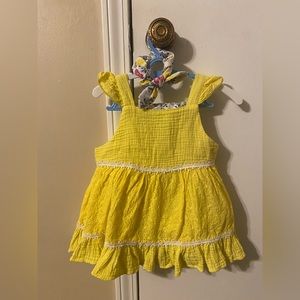 Toddler Girls Rare Editions size 3T 2 piece outfit with headband